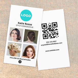 Visita Logotipo de tarjeta fotográfica de medios sociales