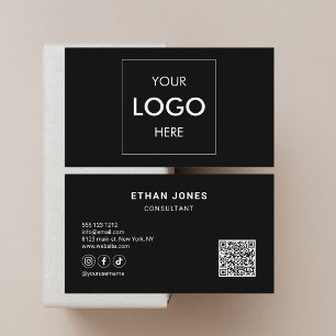 Visita Logotipo de tarjeta profesional profesional Minima