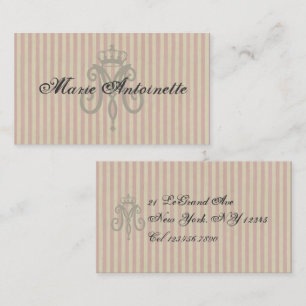 Visita Logotipo Marie Antoinette - Tarjeta de presentaci