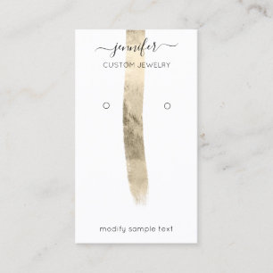 Visita Logotipo Personalizado Tarjeta de joyería Social M