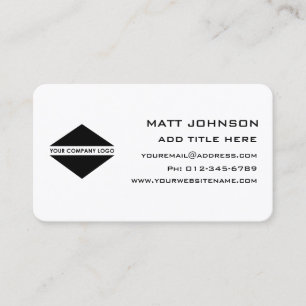 Visita Logotipo profesional personalizado Tarjeta de pres
