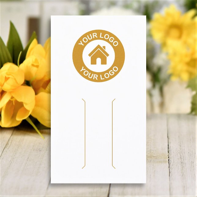 Visita Logotipo simple Tarjeta de visualización de barras (Subido por el creador)