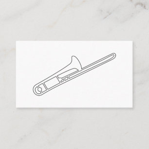 Visita Logotipo trombone - Tarjeta de presentación