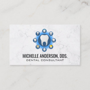 Visita Logotipos de Dientes Tarjeta de Presentación