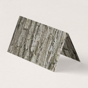 Visita madera Negocio de tarjeta plegable horizontal pers