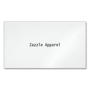 Visita Magnética Tarjeta de borrador Zazzle Apparel EFF1