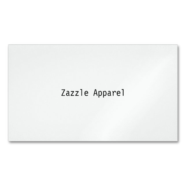 Visita Magnética Tarjeta de borrador Zazzle Apparel EFF1 (Anverso)