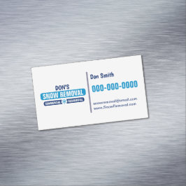 Visita Magnética Tarjeta de perfil magnético para la eliminación de