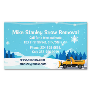 Visita Magnética Tarjeta de presentación de Personalizado de elimin