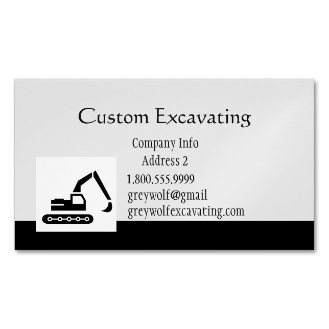 Visita Magnética Tarjeta de presentación de Personalizado de explor (Anverso)