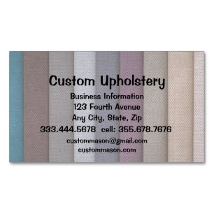 Visita Magnética Tarjeta de presentación de personalizado Upholster