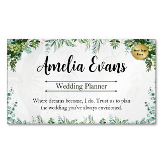 Visita Magnética Tarjeta de presentación para mezcla botánica de le