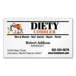 Visita Magnética Tarjeta de presentación profesional para reparació