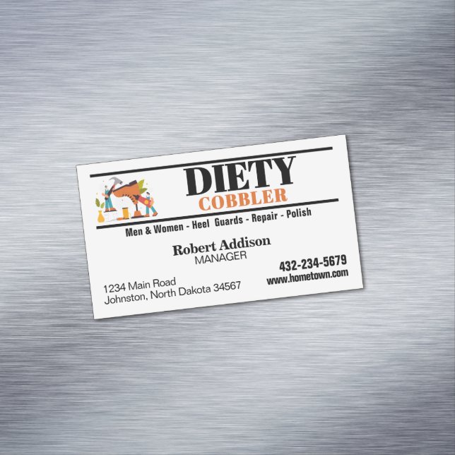 Visita Magnética Tarjeta de presentación profesional para reparació (In Situ)