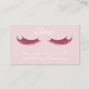 Visita Makeup Artist tarjeta de negocios