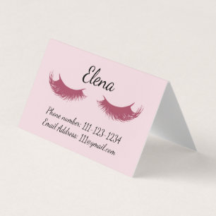 Visita Makeup Artist tarjeta de negocios