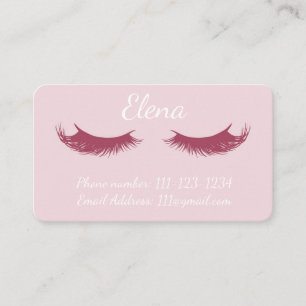 Visita Makeup Artist tarjeta de negocios