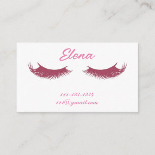 Visita Makeup Artist tarjeta de negocios