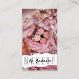 Visita Makeup PMU Microblading Henna Salon Tarjeta de Neg