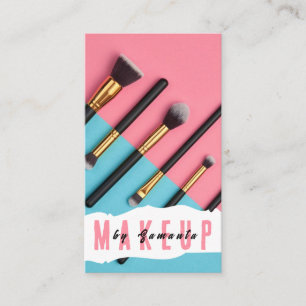 Visita Makeup PMU Microblading Henna Salon Tarjeta de Neg