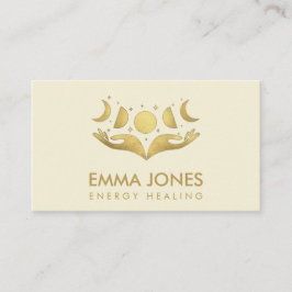 Visita Manos de curación - Lunas - Tarjeta de presentació