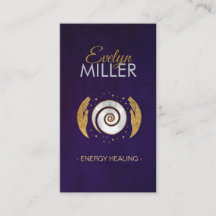 Manos de curación - Tarjeta de presentación de Ter