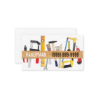 Mantenimiento, construcción, tarjeta de presentaci