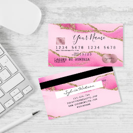 Visita Maquillaje de oro con estilo de tarjeta de crédito