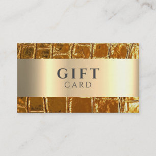 Visita Marble Elegante White Faux Gold Beauty Tarjeta de 