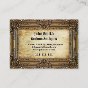 Visita Marco de Bronce - Tarjeta de Presentación