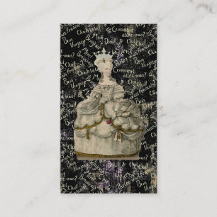 Visita Marie Antoinette Extravagant Vestido ~ Tarjeta de