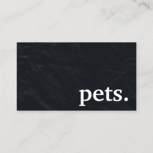 Visita Mascotas modernos de pizarra. tarjeta de punch fid