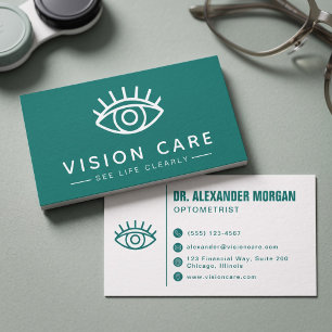 Visita Médico Ocular Moderno Tarjeta de Oculista Cuidado 
