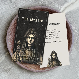 Visita Medio Psicológico, Bruja, Tarjeta de Negocio Místi