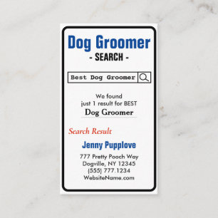 Visita Mejor tarjeta de presentación para perros Groomer