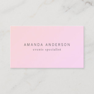 Visita Minimalista simple y elegante  Tarjeta de presenta