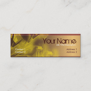 Visita Minitarjeta de negocios Grunge