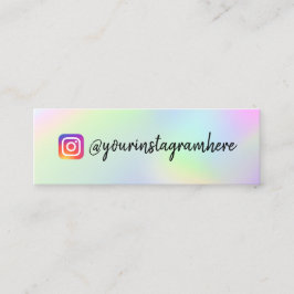 Visita Minitarjeta holográfica de cambio de color