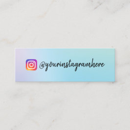 Visita Minitarjeta holográfica de cambio de color