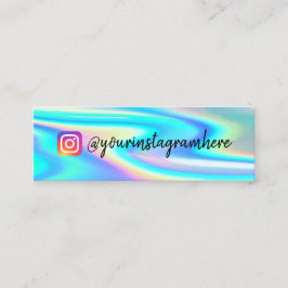 Visita Minitarjeta holográfica de cambio de color