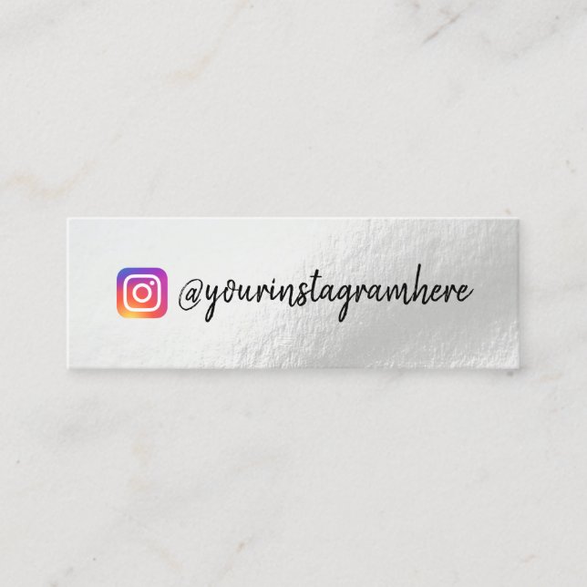 Visita Minitarjeta holográfica de cambio de color (Anverso)