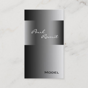 Visita Modelo blanco negro de BW 8 de la tarjeta de