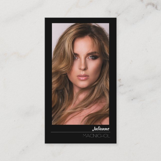 Visita Modelo de actor de Wilshire | Tarjeta de llamadas  (Anverso)