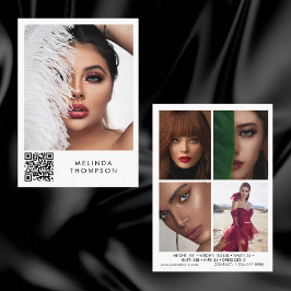 Visita Modelo de tarjeta Comp 5 tarjeta de código QR foto