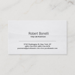 Visita Modelo Gris simple Tarjeta de presentación moderna