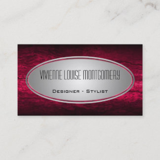 Visita Moderna Fuscia Professional Designer - Tarjeta de 