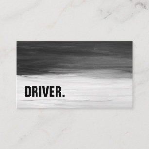 Visita Moderna tarjeta de madera Minimalista DRIVER Profe