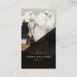 Visita Moderna tarjeta de negocios del agente inmobiliari