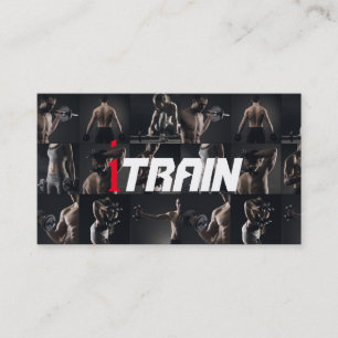 Visita Moderna tarjeta de presentación personal Fitness S