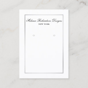 Visita Moderna tarjeta de visualización elegante del bast